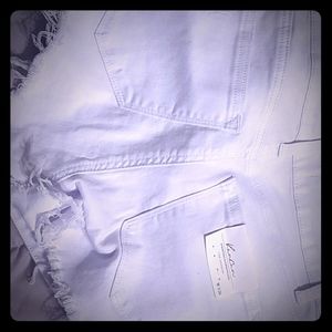 Shorts white really short